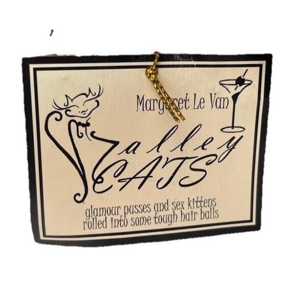 Alley Cats Margaret Le Van Kitty Cane Christmas Figurine Retired Ornament NWT - Picture 16 of 16